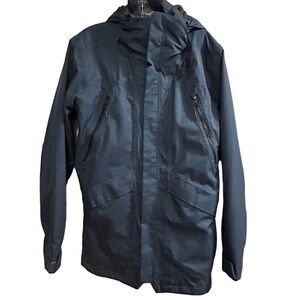 The North Face Men's Insulated Parka Blue Size S Waterproof Winter Coat